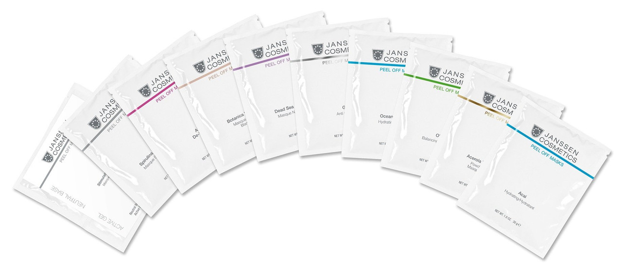 Mixed Box of 10 Peel Off Masks Image