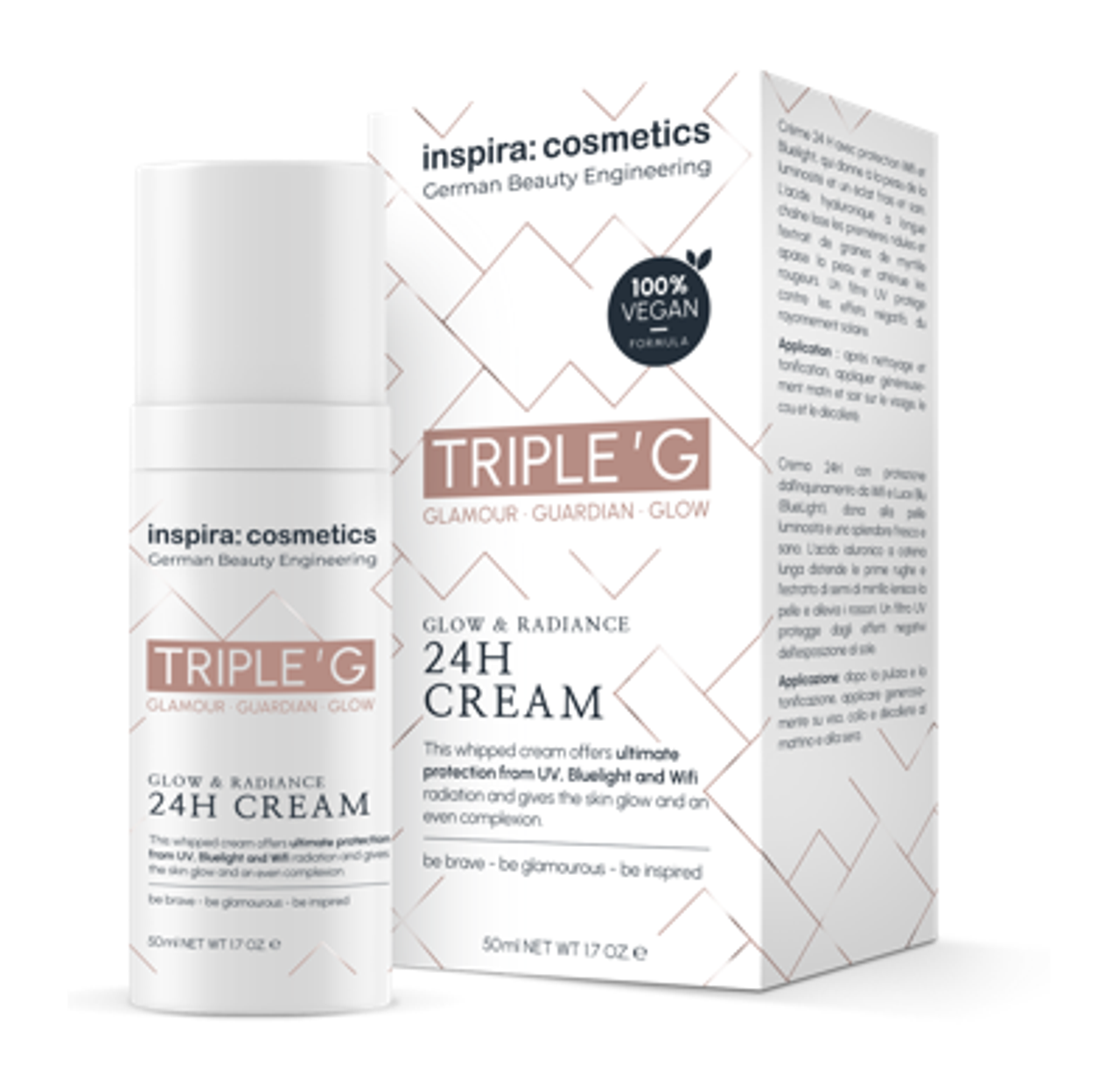 Inspira Cosmetics Triple G Delicate Cleansing Foam Product Image