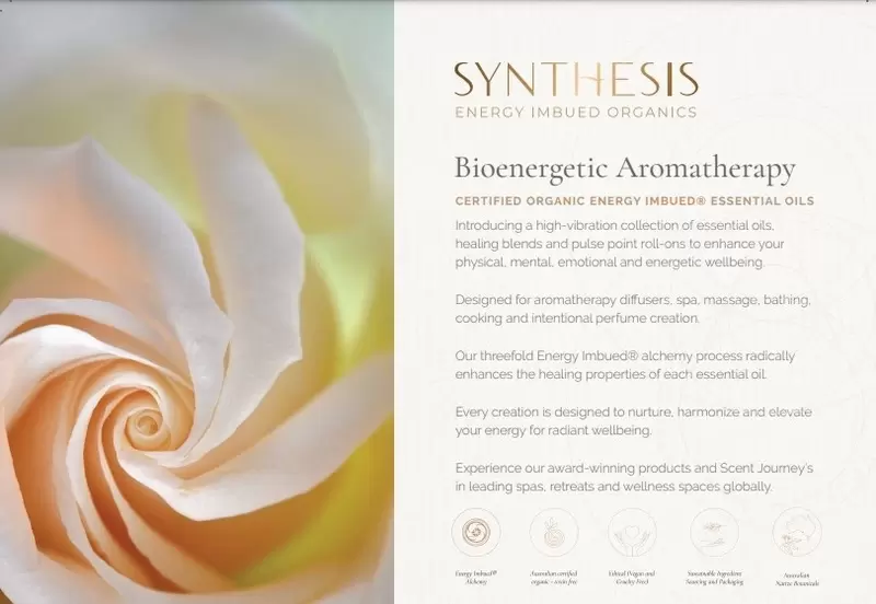 Synthesis A5 Postcard – Bioenergetic Aromatherapy x 10 Image