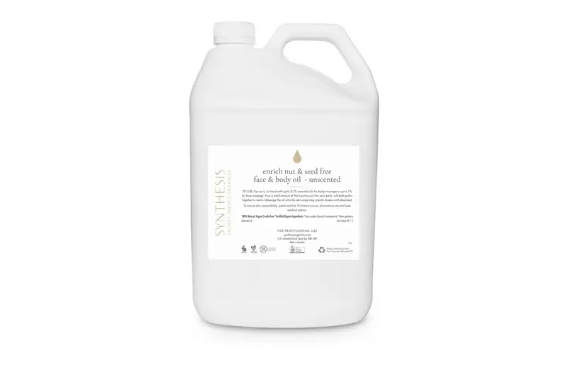 Enrich Nut & Seed Free Face & Body Oil Unscented 5L Pro Image