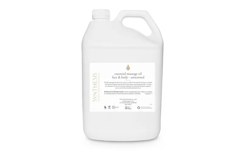 Essential Massage Oil For Face & Body – Unscented 5kg Pro Image