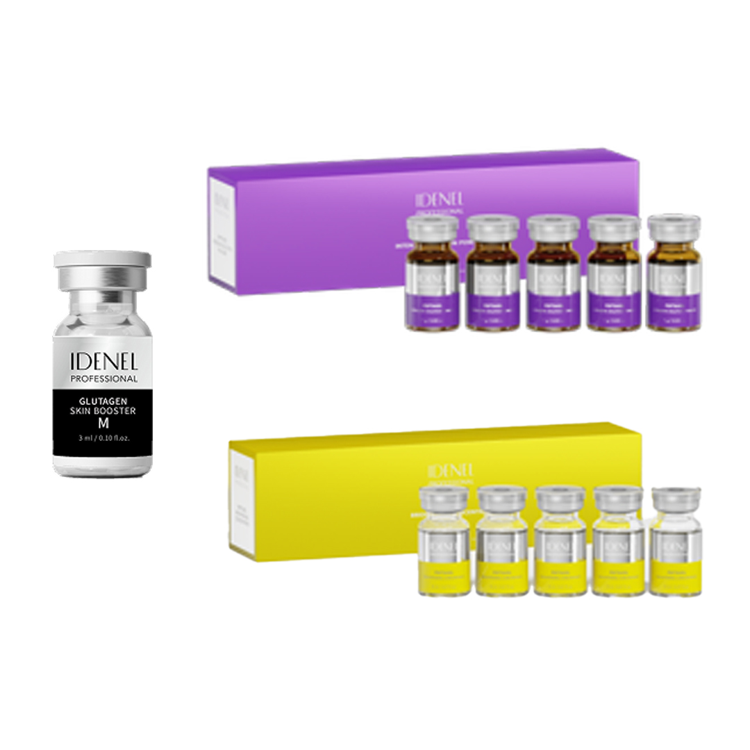 SET – 5x – Regeneration Concentrate + Regenerate Concentrate + Glutagen Skin Booster Product Image