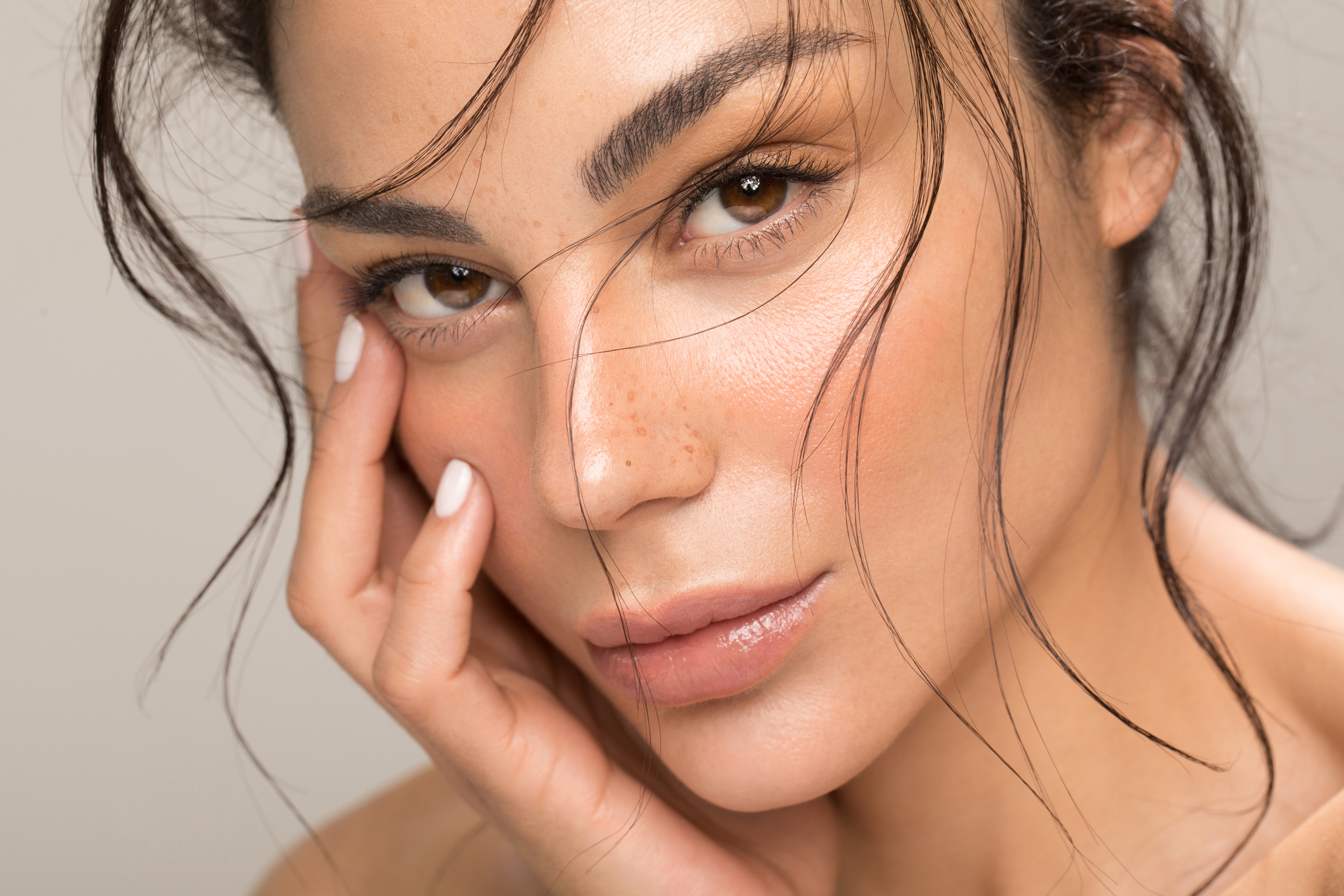 Beauty Portrait Of Young Brunette